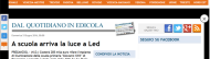 A SCUOLA ARRIVA LA LUCE A LED – SCUOLA PRIMARIA “GIOVANNI XXIII” DI PREGANZIOL